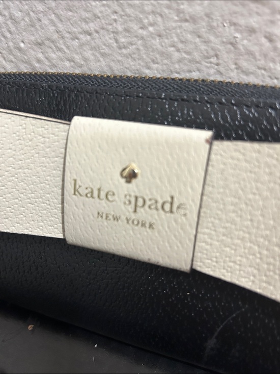 kate spade Handbags - kate spade Two-Tone Black and White Bow Wallet